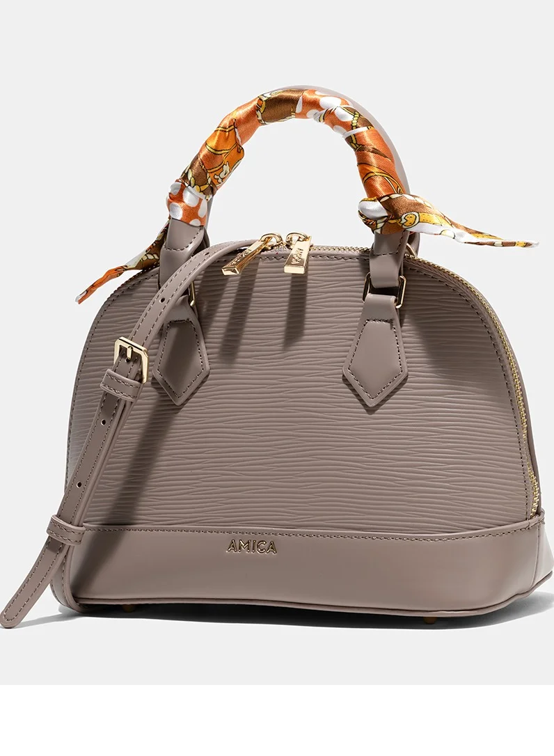 AMICA AMICA Carla Dome Shaped Mini Bag - Taupe