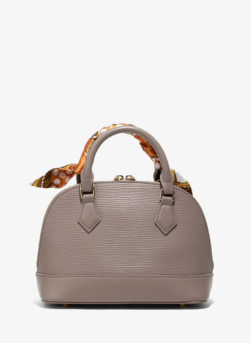 Amica  AMICA Carla Dome Shaped Mini Bag - Taupe for Women | Best Price UAE