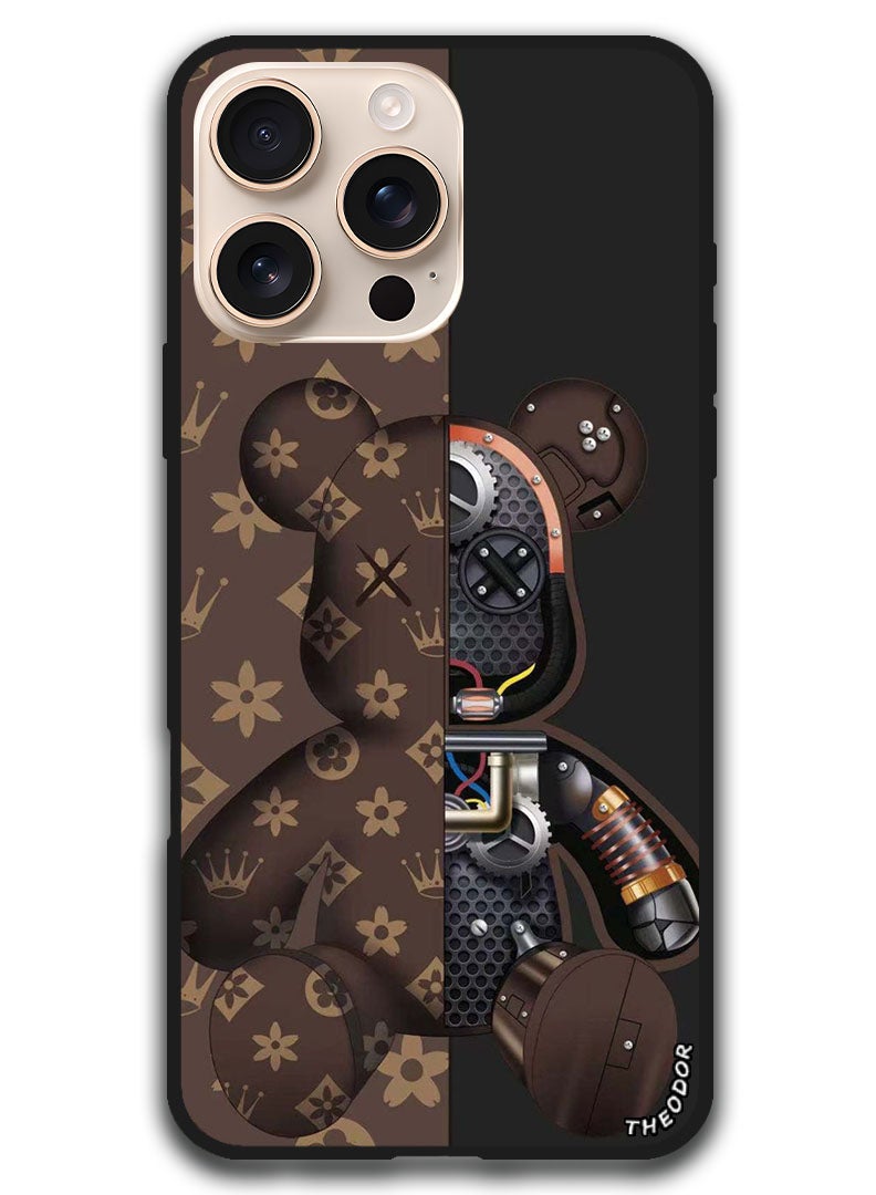 Theodor Protective Case Anti Scratch Shock Proof Bumper Cover For iPhone 16 Pro Max (6.9)-inch Kaws  - Image 1