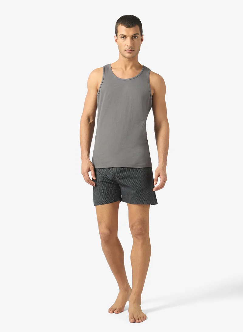سفنتي فايف Sleeveless Tank Top With Shorts Pyjama Set