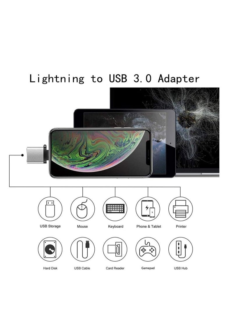 Generic - Otg Adapter For Iphone Support Reader All Usb Ports - Without Application - Image 1