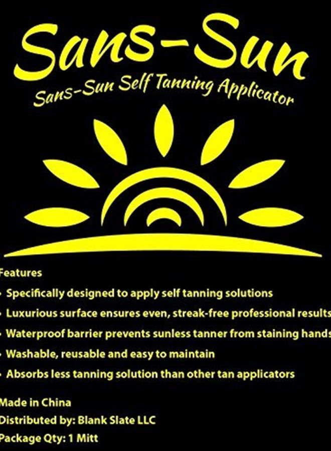 Sans-Sun Self Tan Applicator Mitt Sunless Tanning Glove  - Image 2