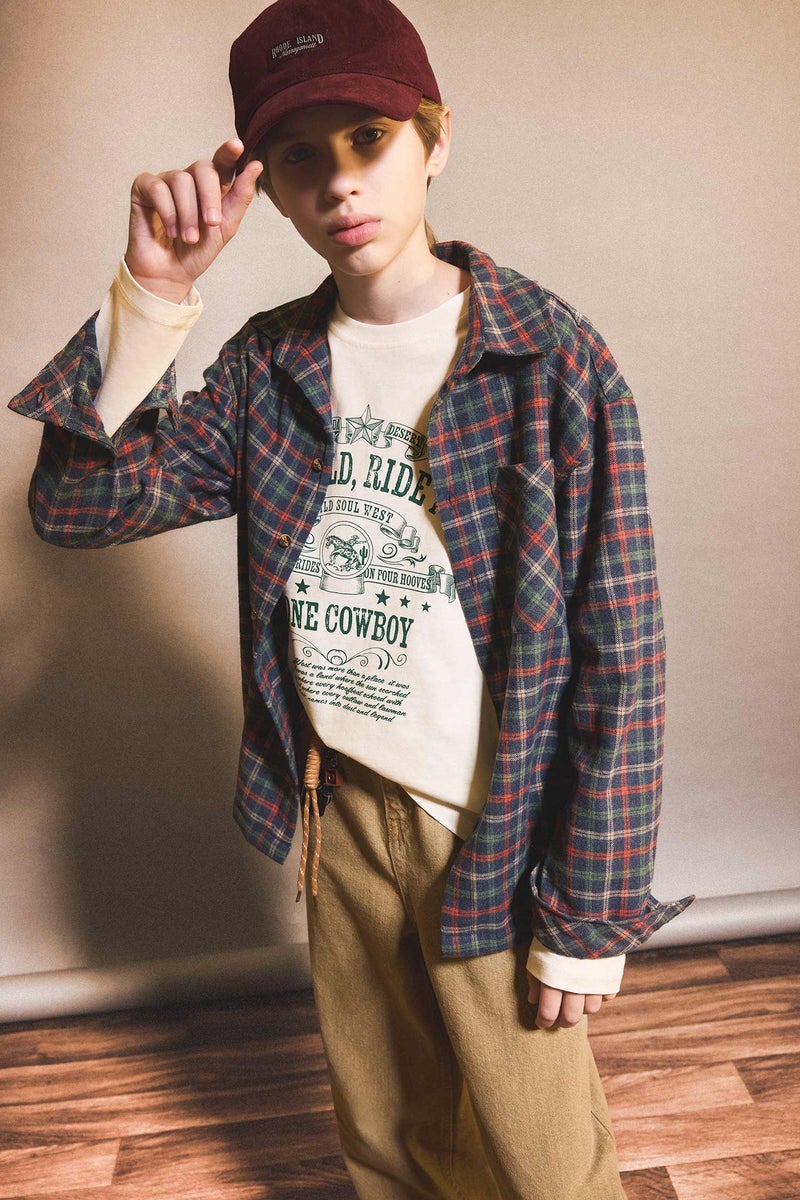 ديفاكتو قميص بولو بأكمام طويلة ورقبة دائرية للأولاد - Image 1