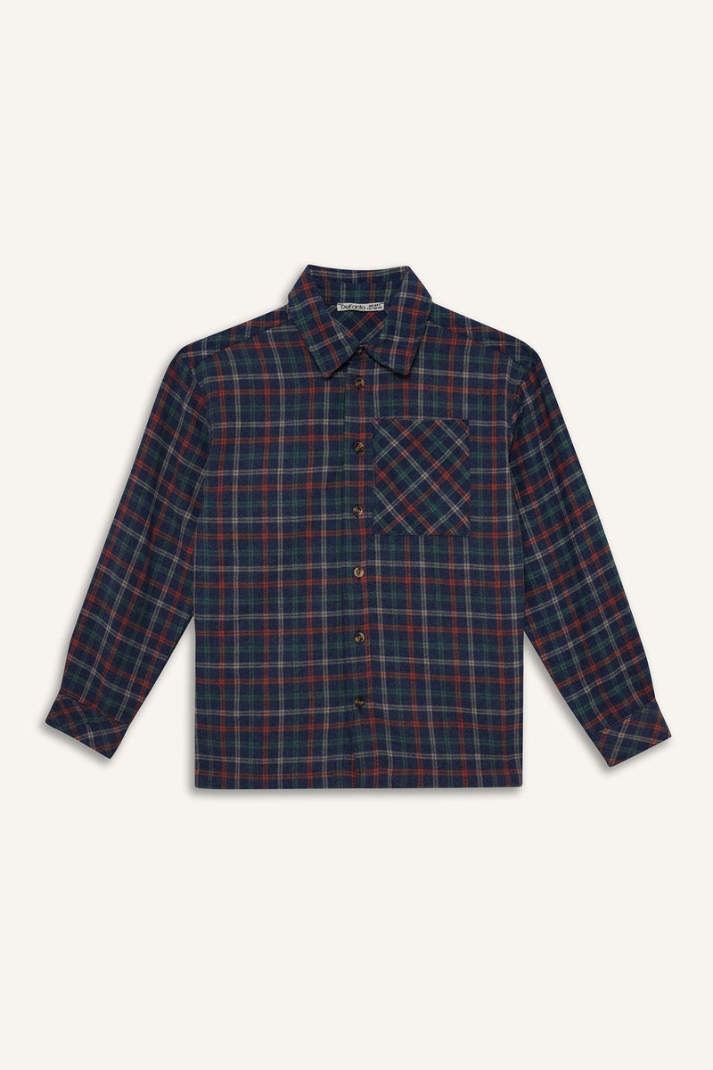 ديفاكتو قميص بولو بأكمام طويلة ورقبة دائرية للأولاد - Image 4