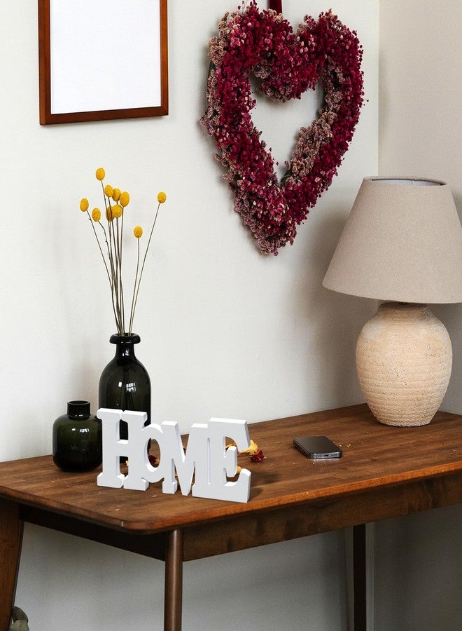 LLPMutu Wooden Blocks Wall and Table Top Decor: Freestanding Letter HOME Sign for Living Room, Entryway or Party Decor (White) - Image 5