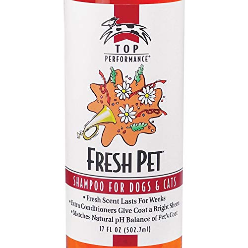 Top Performance Fresh Pet Shampoo Prevents Mats and Tangles – Matches Natural pH Balance of Pet’s Coat and Skin, 17 Oz. - Image 2