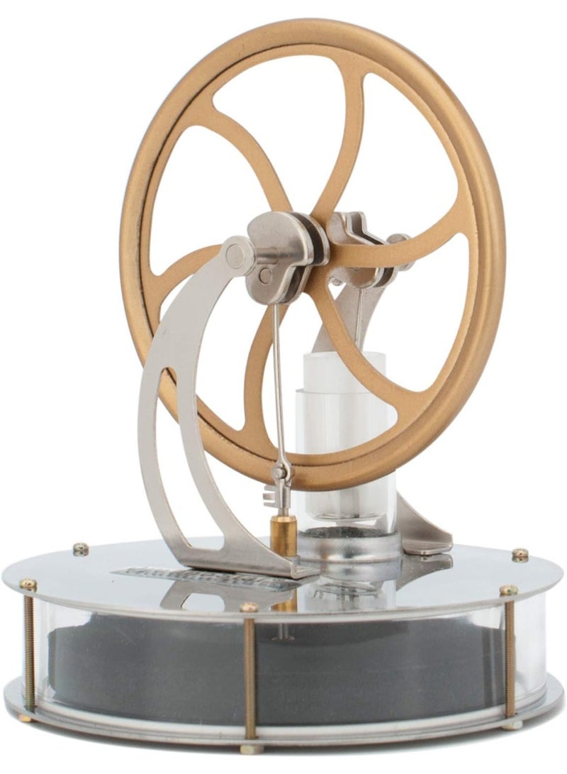 DjuiinoStar Most Classical Low Temperature Stirling Engine, Unique Coffee Timer, Best Gift Option, Educational Toy, Steam Engine Model DLTD-303 - Image 3