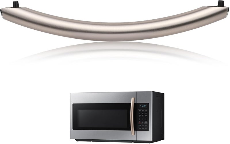 P Polerden Upgrade ME16A4021AS Microwave Door Handle(Rose Gold 12.28in), Replaces with Samsung Microwave Handle ME16A4021AS, with 2 Screws, DE94-04313F Microwave Door Handle, 2 Years Warranty - Image 1