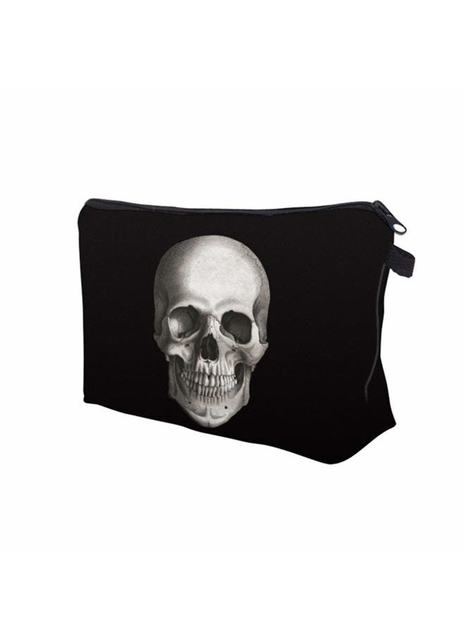 deanfun - Cosmetic Bag for Women, Skull 3D Printed Black Cool Makeup Bags Waterproof Travel Storage Toiletry Bag Accessories Gifts(hzb-42) - Image 1