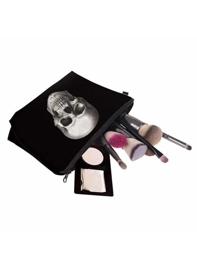 deanfun - Cosmetic Bag for Women, Skull 3D Printed Black Cool Makeup Bags Waterproof Travel Storage Toiletry Bag Accessories Gifts(hzb-42) - Image 1