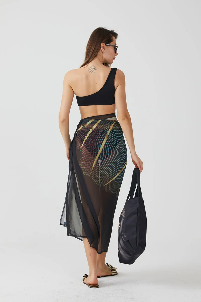 ايس هوم Abstract Print Sarong