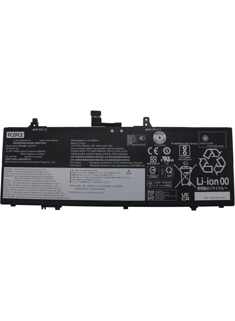 Terabyte L22C4PF1 Battery. 65Wh 4189mAh Replacement for Le.novo - Image 1