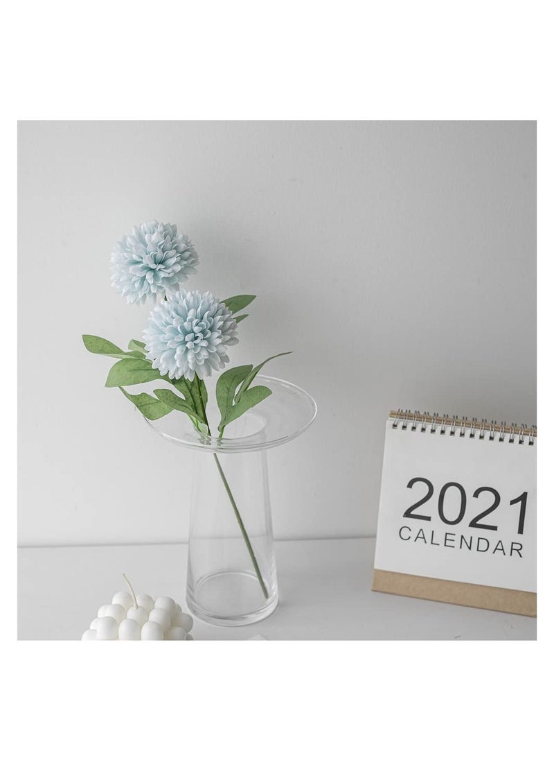 SYOSI - Artificial Flowers Bouquets Faux Hydrangea Arrangements for Table Centerpieces Home Garden Party Office Wedding Decoration for Living Room Kitchen Decor - Image 1