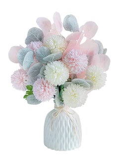 Artificial Flowers Bouquets Faux Hydrangea Arrangements for Table Centerpieces Home Garden Party Office Wedding Decoration for Living Room Kitchen Decor