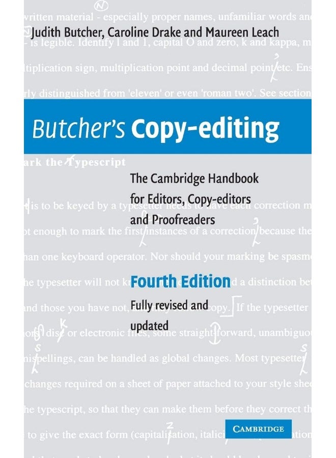 Butcher's Copy-editing: The Cambridge Handbook for Editors, Copy-editors and Proofreaders