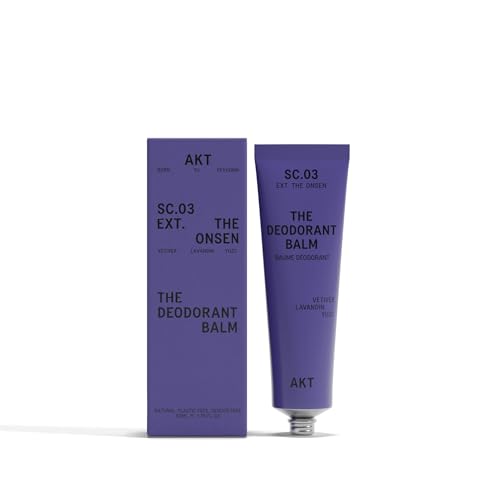 AKT Deodorant Balm 17 Fl Oz Natural Deodorant for Men and Women AwardWinning Multiuse Cream Deo Without Aluminum Sc03 The Onsen Plastic Free All Genders - Image 1