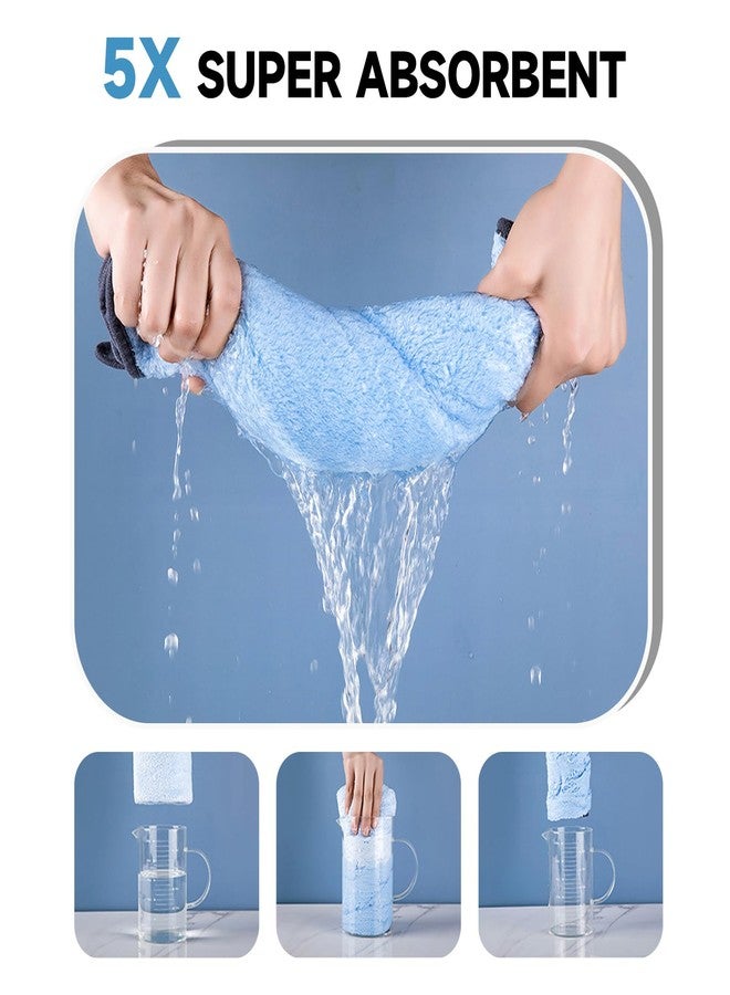KUEIOX Dog Towels for Drying Dogs Small Medium Large, 2 Pack Dog Cat Drying Bath Towel 30.3"x13.8" with Hand Pocket,Absorbent Pet Towel for Dog Cat Pink - Image 5