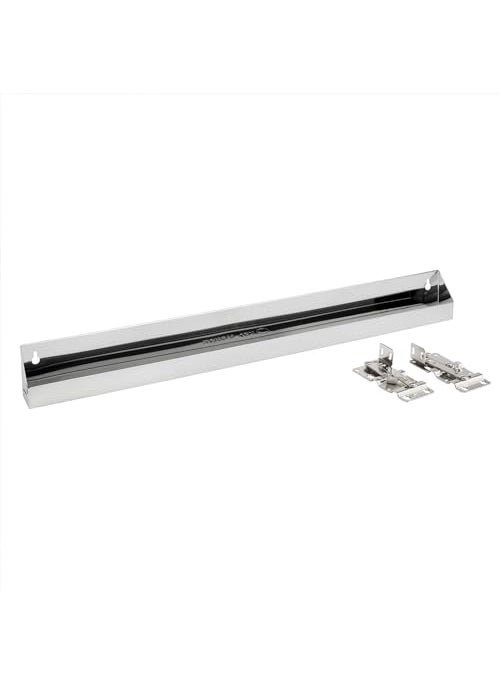 Rev-A-Shelf RevAShelf 28 Slim TipOut Sink Tray for Kitchen and Bathroom Base Cabinets Large Pull Out Stainless Steel Storage Organizer Silver 65412852 