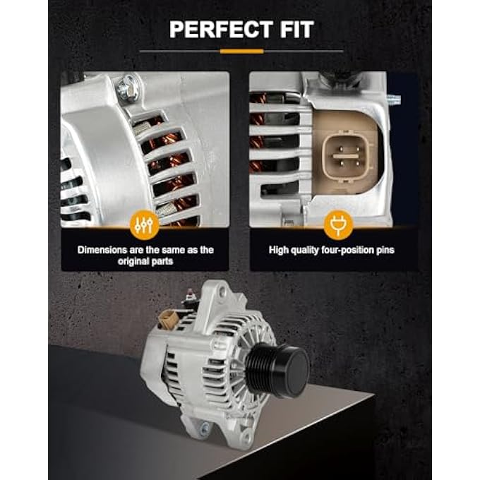 ROADFAR Alternator Compatible for for Toyota for Tacoma 2.7L 2007-2016, Replace 11354 - Image 5