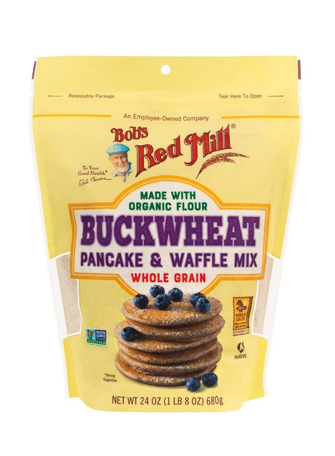 Bob's Red Mill Buckwheat Pancake & Waffle Mix, 24oz (Pack of 1) - High Fiber, Kosher - Image 1