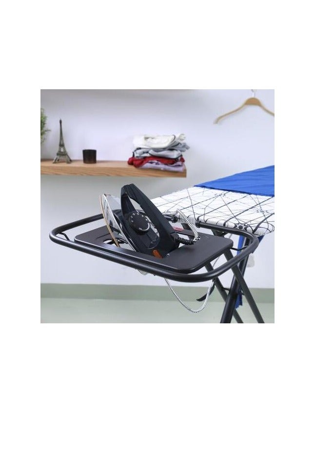 DELCASA Vibgyor Ironing Board with Cotton Cover, 8mm Pad, Mesh Steel Frame Iron Board with Cover Pad Home Laundry Room Or Dorm Use Adjustable Height - Image 3