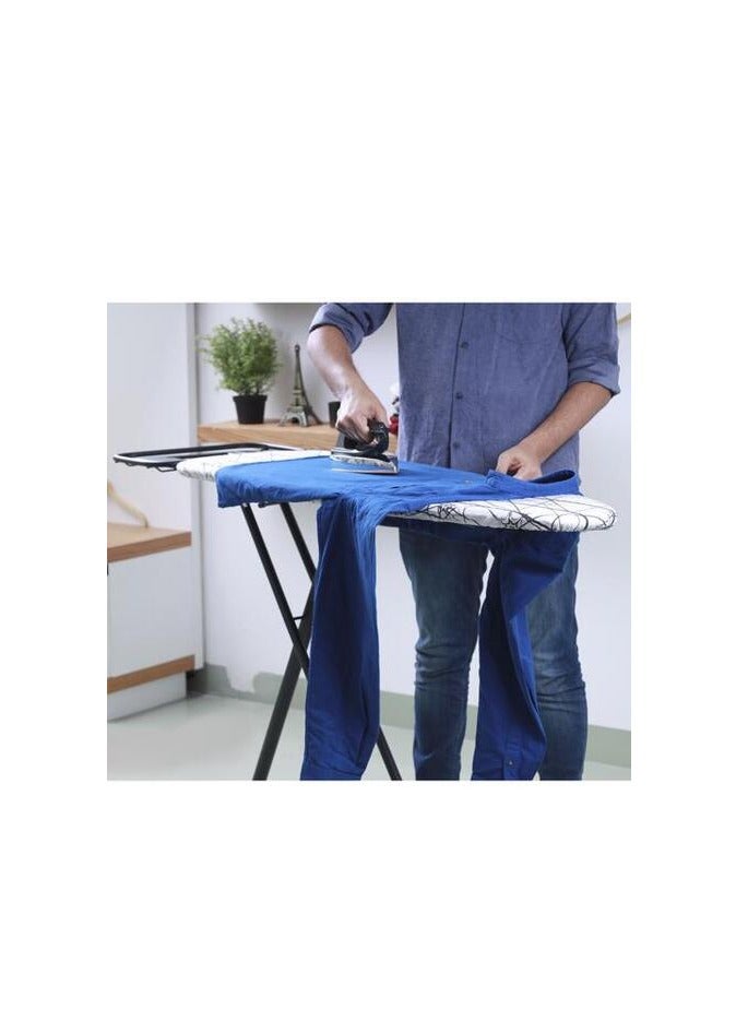 DELCASA Vibgyor Ironing Board with Cotton Cover, 8mm Pad, Mesh Steel Frame Iron Board with Cover Pad Home Laundry Room Or Dorm Use Adjustable Height - Image 2