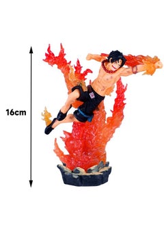 Generic Anime Portgas·D· Ace Figure, Fire Fist Ace Model Statue Figure Toy, Anime Realistic Model Ornament, Super Collectible Anime Action Figure Toy 16cm  - Image 2