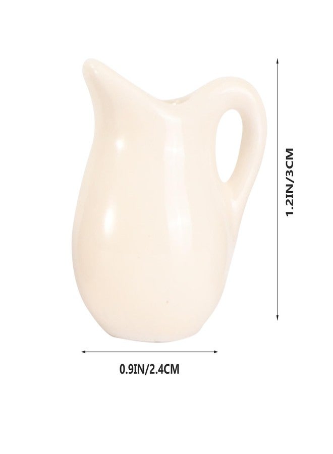 TOYANDONA Mini Vase Set in Multiple Styles Ceramic Miniature Vase for Mini Scene Decor Elegant House Adornment Random Style - Image 2