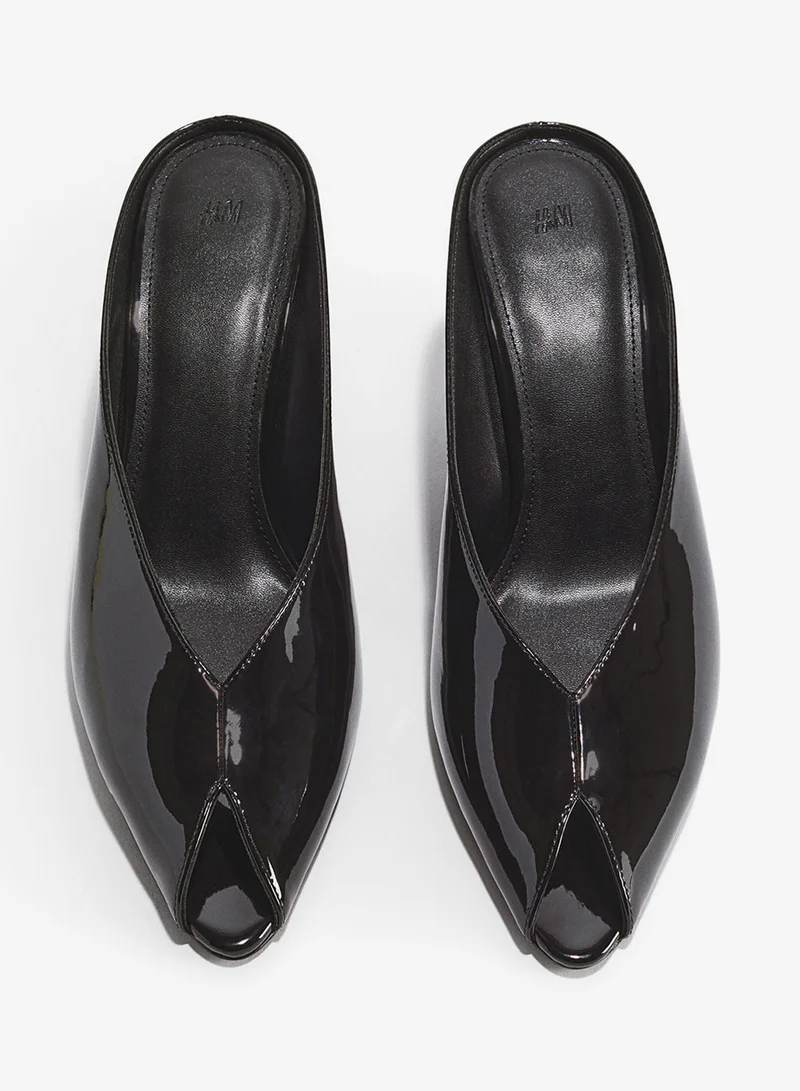 اتش اند ام حذاء ميول بكعب سميك