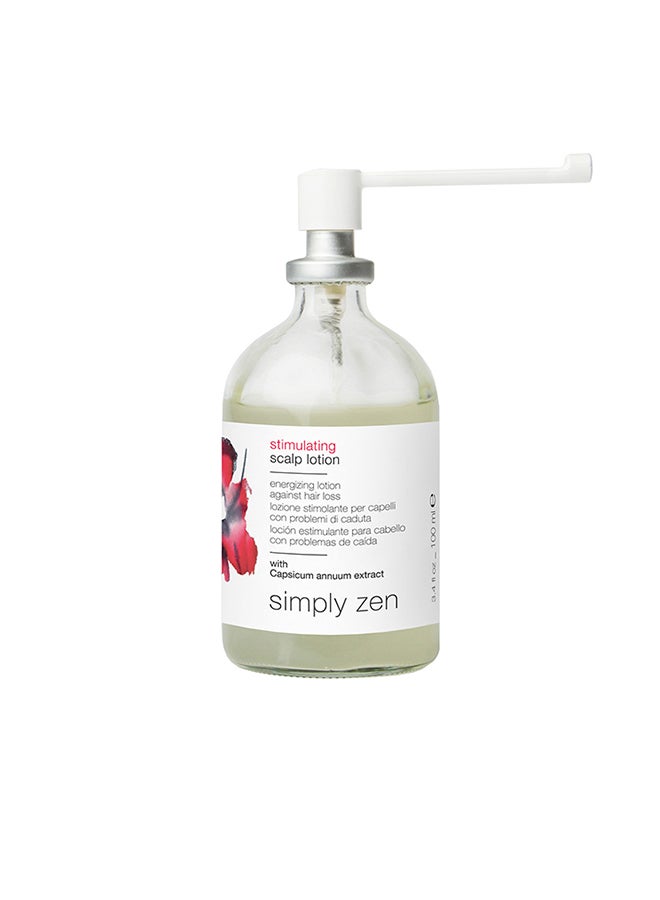 Simply Zen Stimulating Scalp Lotion 100ml – Leave-In Growth Support for Fine Hair, Capsicum & Camphor, Daily Treatment for Hair Thinning Relief 100ml - Image 1