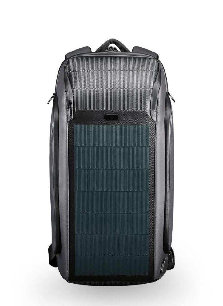 Eckek - Kingsons Men New Beam Backpack Solar Panel +USB Charging /Anti-theft/Waterproof/for 15.6 Inch Laptop - Image 1