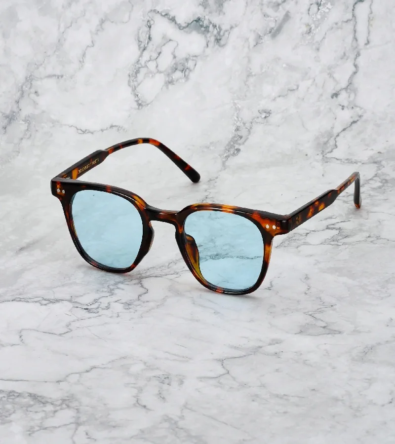  اكسبليست باوتس نظارات شمسية أنيقة للجنسين روجر سلحفاة - أزرق