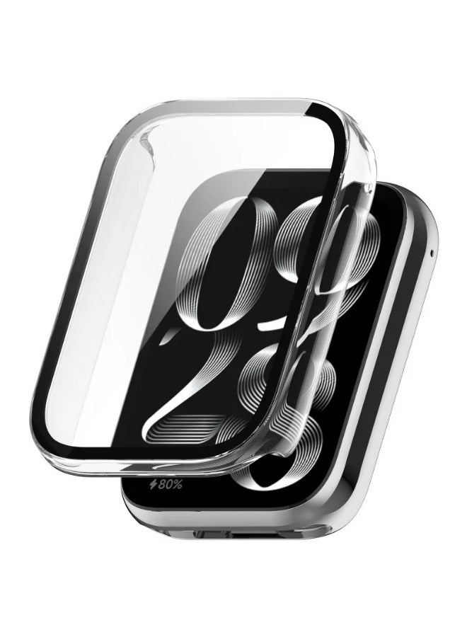 PC Case + Screen Protector For Xiaomi Mi Band 9 Pro All-around Anti-scratch Frame Screen Protective Shell (Clear) - Image 1