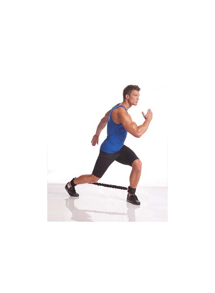 BODY SCULPTURE Lateral Speed Resistor Bands – Adjustable Resistance Trainer for Agility, Quickness, and Leg Strength – Ideal for Athletes, Football, Basketball, Soccer, and Speed Training Workouts  - Image 2
