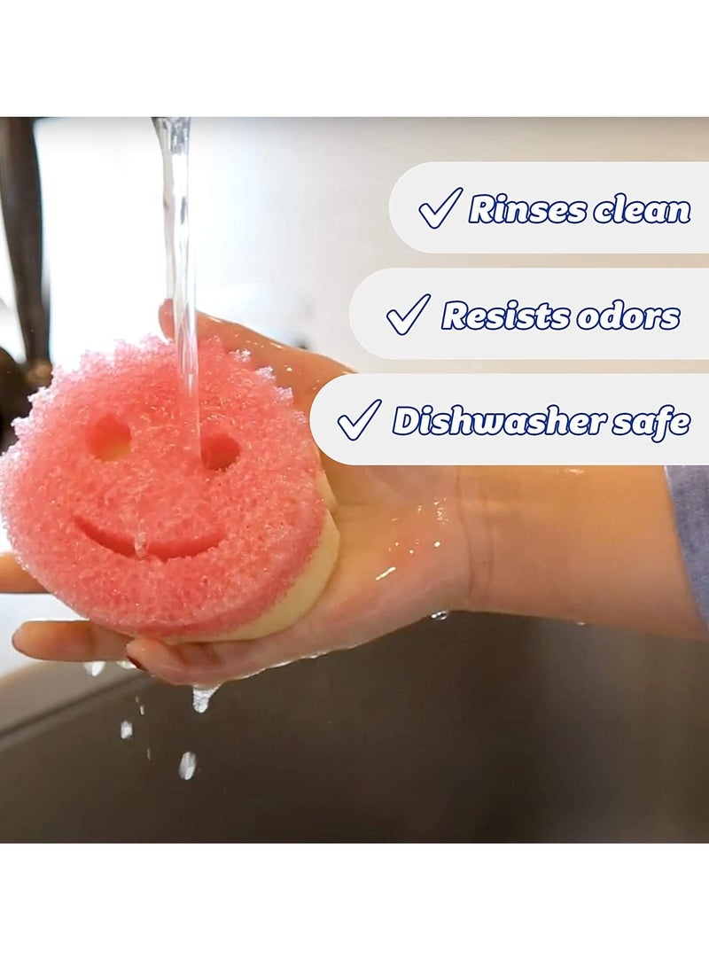Scrub Daddy Scrub Daddy Dual Sided Sponge and Scrubber - Scrub Mommy - Scratch Free Sponge for Dishes and Home, Soft in Warm Water, Firm in Cold, Odor Resistant, Deep Cleaning, Multi Surface, Dishwasher Safe 2 count - Image 5