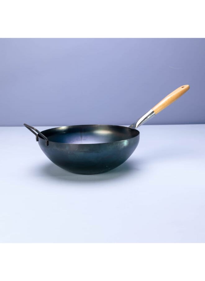HomePro Carbon Steel Wok-Black  - Image 1
