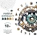 Purdicra Wooden Puzzles for Adults Mechanical Eyes Wooden Jigsaw Puzzle Unique Animal Shaped Wood Puzzles Adult Christmas Birthday Gifts for FriendsFamily Home Decor 134 134in 260pcs - Image 4