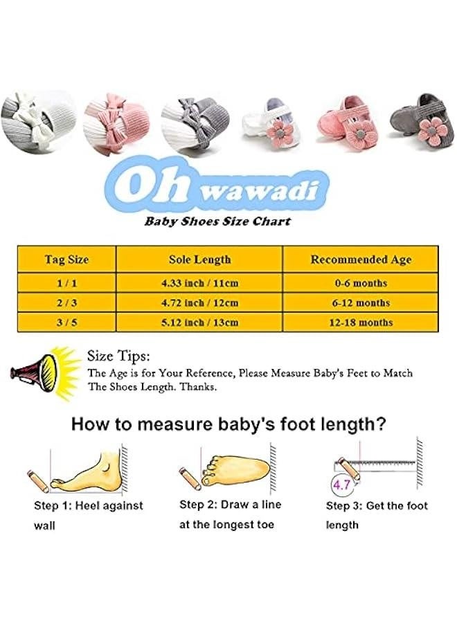 Infant Baby Boys Girls Slippers Cozy Fleece Booties Soft Bottom Warm Cartoon Socks Newborn Crib Shoes - Image 3
