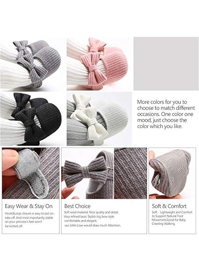 Infant Baby Boys Girls Slippers Cozy Fleece Booties Soft Bottom Warm Cartoon Socks Newborn Crib Shoes - Image 4