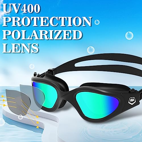 WIN.MAX Polarized Swimming Goggles Swim Pool Goggles Anti Fog Anti UV No Leakage Clear Vision for Men Women Adults Teenagers - Image 2