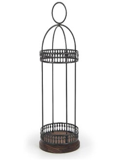 J JACKCUBE DESIGN J JACKCUBE DESIGN Decorative Metal Candle Lantern, LED Candle Holder Farmhouse Vintage Tabletop Hanging Indoor and Outdoor Lantern Decor- MK1010B  - Image 3