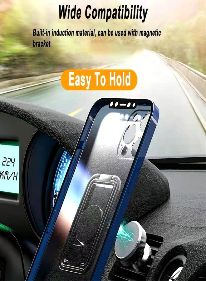 IOUALEY 2 Pack Cell Phone Ring Stand Holder, IOUALEY Finger Kickstand 360° Rotation Adjustable Portable Metal Finger Grip Ring Kickstand Fits Most Smartphone Tablets Desk Office Car Mount, 2 Colors - Image 4