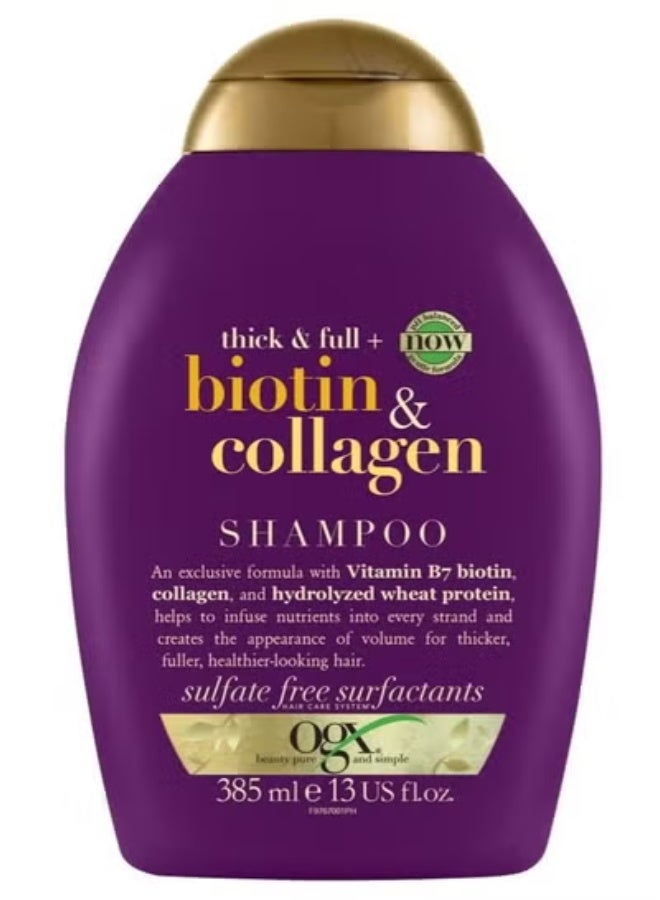 Ogx Biotin And Collagen Shampoo 385 ml + Keratin Oil Shampoo 385 ml - Image 2