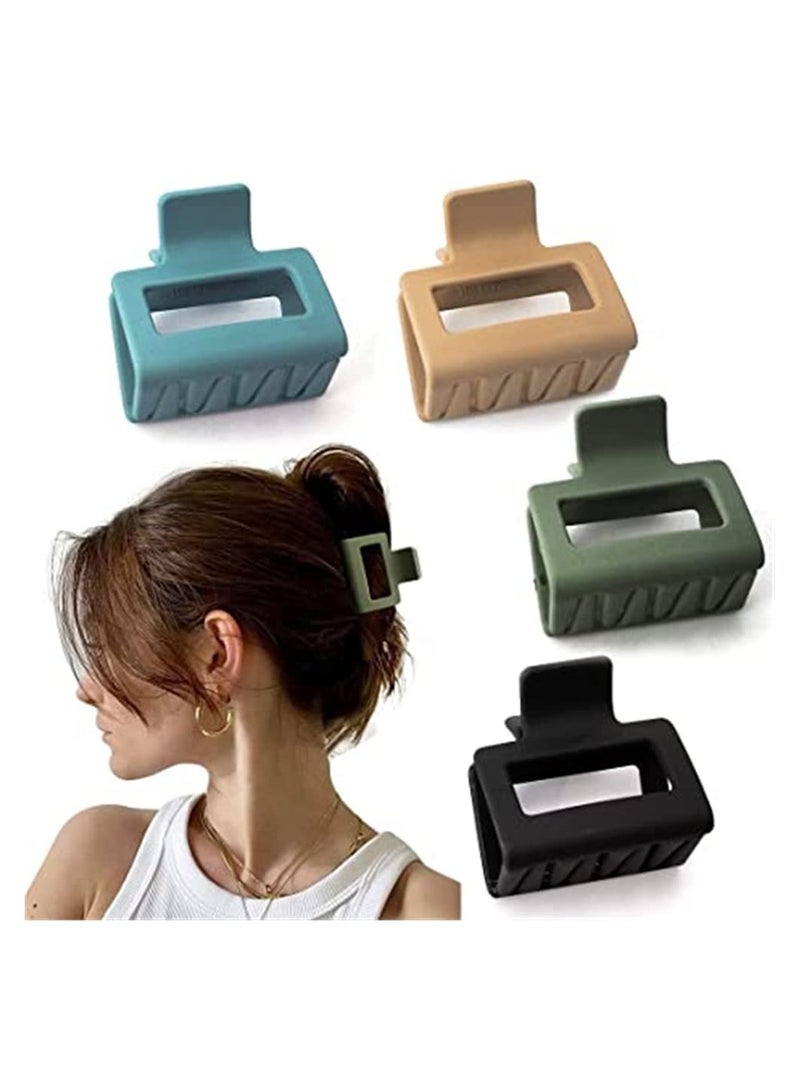 KASTWAVE 4-Pack of Hair Clips for Thin Hair Square Hair Clips - Image 1