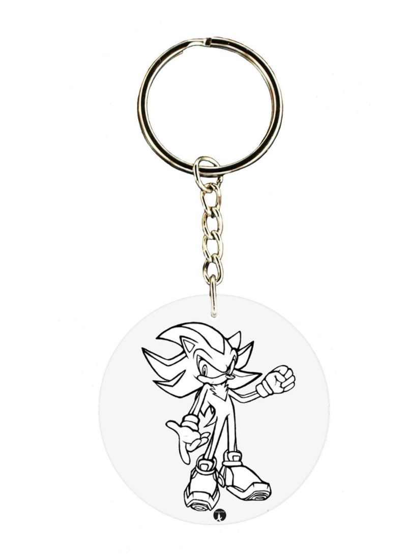 Sonic Double Side Printed Keychain