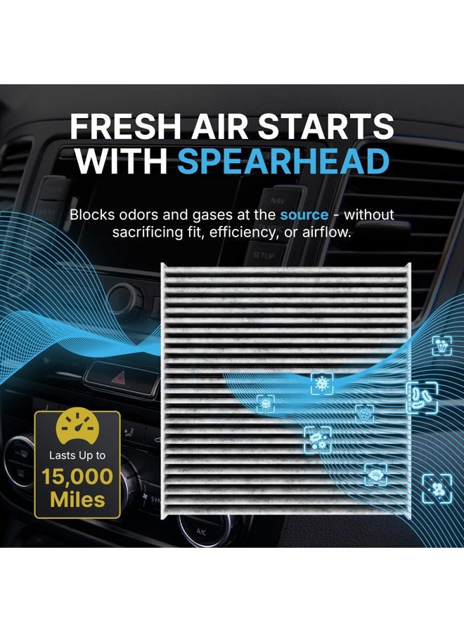 Spearhead Premium Breathe Easy Cabin Filter, Up to 25% Longer Life w/Activated Carbon (BE-111) - Image 5