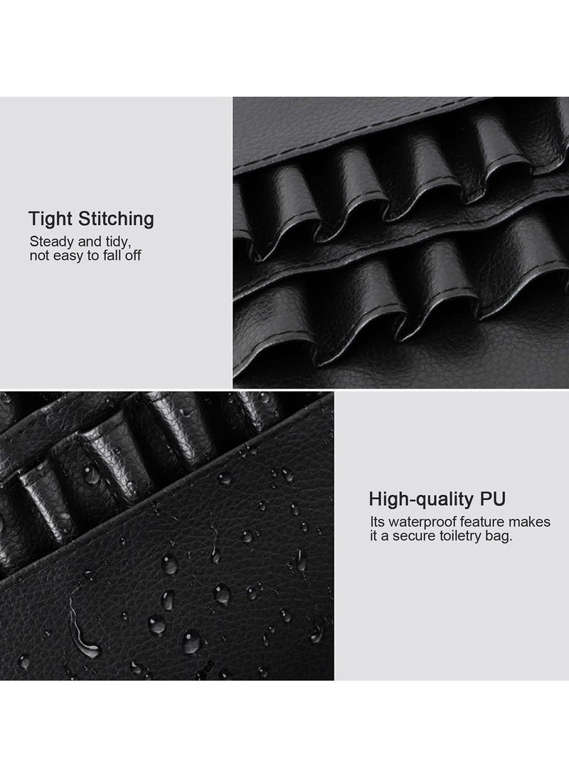 Y&D SYOSI Makeup Brush Bag, Portable Belt Waist Multi Pockets Make-Up Tool for Salon & Travel Home - Image 3