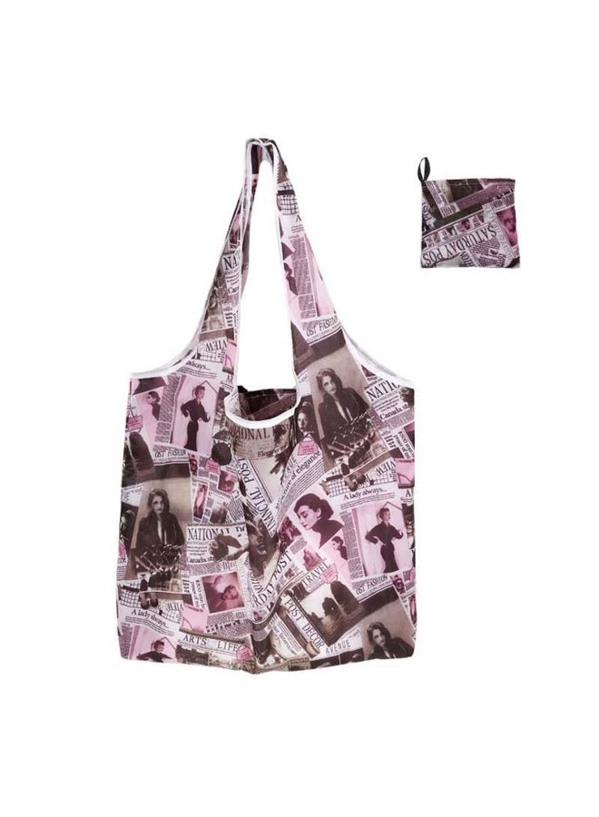 Large Shopping Bag Reusable Eco Bag Grocery Package Beach Toy Storage Bags Shoulder Shopping Pouch Foldable Tote Pouch Package