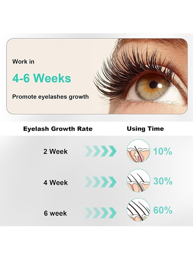 iBealee Eyelash Serum, Promotes Longer-Looking Lashes & Brows, Lash Enhancing Serum With Natural Formula Vegan & Cruelty A Escolha 8ML - Image 4