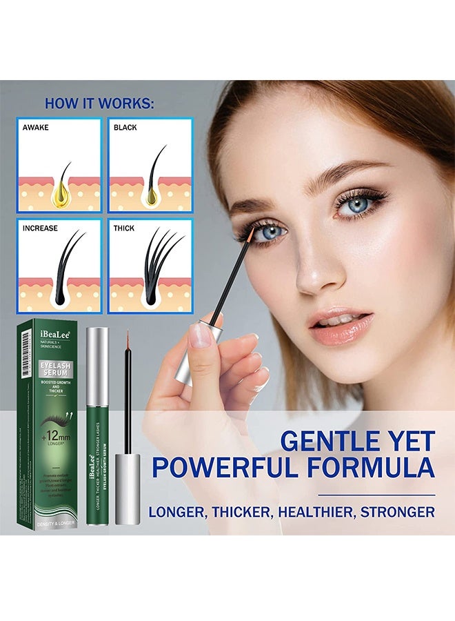 iBealee Eyelash Serum, Promotes Longer-Looking Lashes & Brows, Lash Enhancing Serum With Natural Formula Vegan & Cruelty A Escolha 8ML - Image 2
